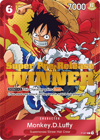 Monkey.D.Luffy (Super Pre-Release) [Winner] [One Piece Promotion Cards]