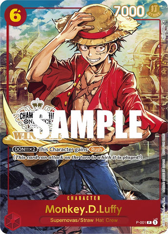 Monkey.D.Luffy (Store Championship Trophy Card) [One Piece Promotion Cards]