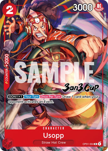 Usopp (3-on-3 Cup) [Participant] [One Piece Promotion Cards]