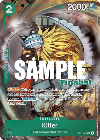 Killer (CS 2023 Top Players Pack) [Finalist] [One Piece Promotion Cards]