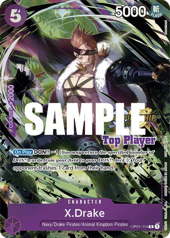 X.Drake (CS 2023 Top Players Pack) [One Piece Promotion Cards]