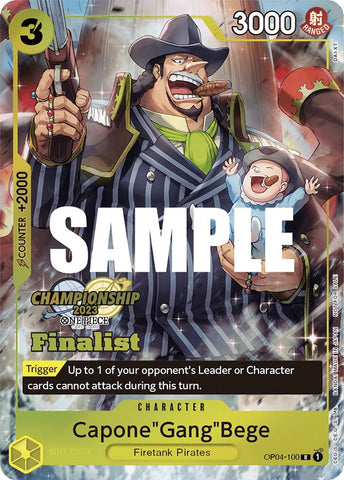 Capone"Gang"Bege (CS 2023 Top Players Pack) [Finalist] [One Piece Promotion Cards]