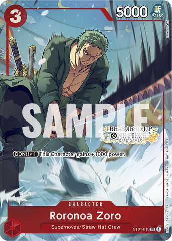 Roronoa Zoro (Treasure Cup) [One Piece Promotion Cards]