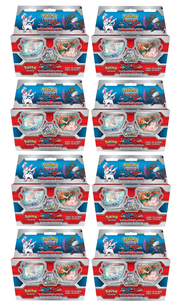 XY: Trainer Kit - 2-Player Learn-to-Play Set Display (Sylveon & Noivern)