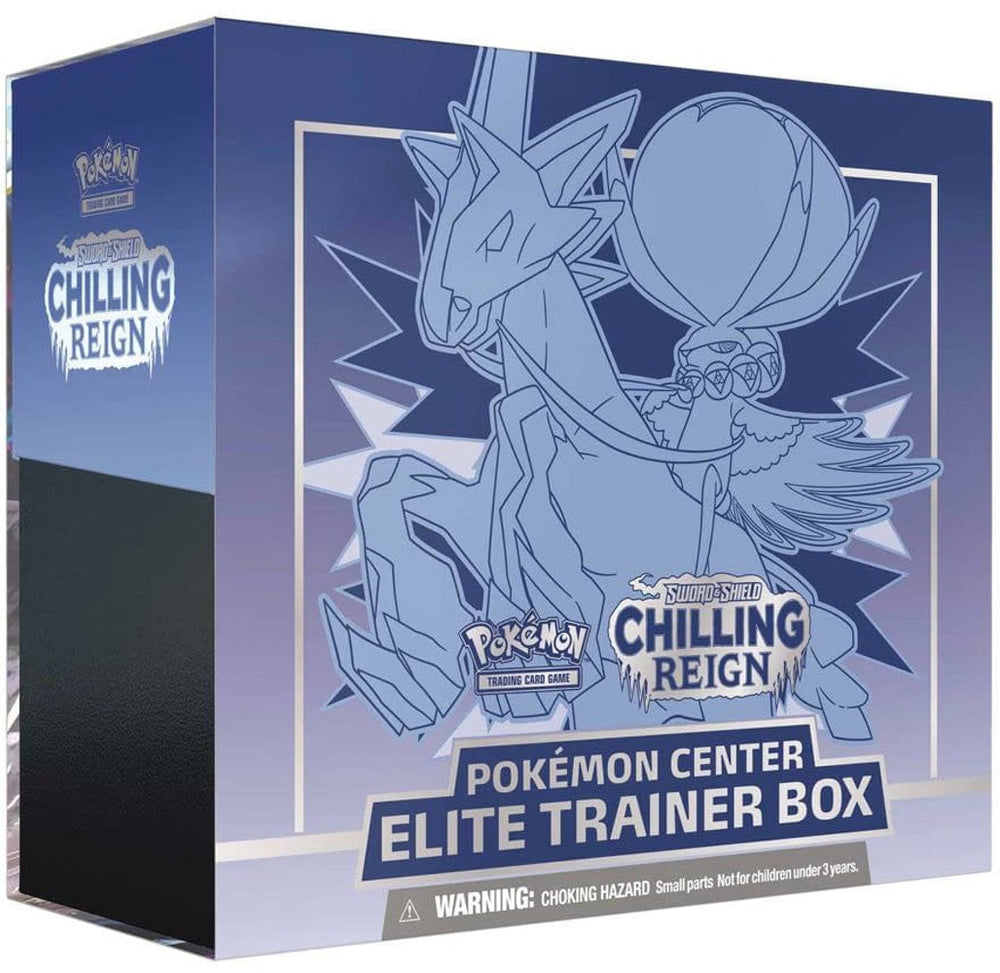 Sword & Shield: Chilling Reign - Elite Trainer Box (Ice Rider Calyrex) (Pokemon Center Exclusive)