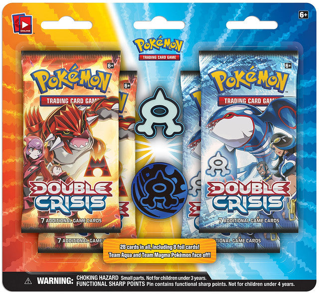 Double Crisis - Collector's Pin 4-Pack Blister (Team Aqua)